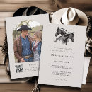 Suche nach horse wedding einladungen Western