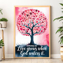 Suche nach liebe wächst poster Schrift