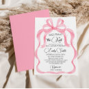 Suche nach pink bow wedding einladungen Elegant