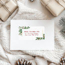 Suche nach weihnachtsadressen etiketten rücksende aufkleber Botanisch