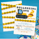 Suche nach bulldozer einladungen Müllwagen