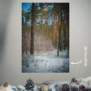 Suche nach kiefernwald poster Winterwunderland