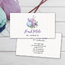 Suche nach stricknadeln visitenkarten Handwerk