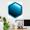 Suche nach hexagon poster Blau