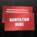 Suche nach santa visitenkarten Feier