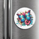 Suche nach blauer schmetterling magnete Blume