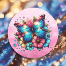 Suche nach rosa schmetterling aufkleber Hübsch