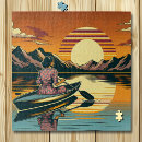 Suche nach vintage frau puzzle Sonnenuntergang