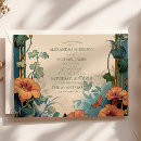 Suche nach art nouveau wedding einladungen Luxusfolie elegant schick opulent