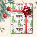Suche nach hund geschenkpapier Weihnachtsbaum