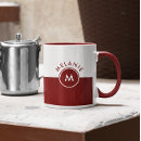 Suche nach und weißes monogramm tassen Geometrisch
