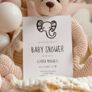 Suche nach elefant cartoon einladungen Babyparty