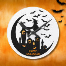 Suche nach halloween hexe wanduhren Fledermäuse