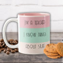 Suche nach neuer lehrer tassen Typografie