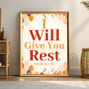 Suche nach zu geben poster Matthew 11 28