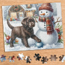Suche nach schokoladen labrador puzzle Haustiere