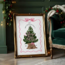 Suche nach rosa weihnachtsbaum poster Retro