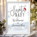 Suche nach weihnachtsbaby poster Weihnachtsmannmütze babydusche