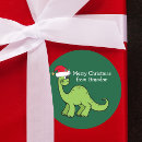 Suche nach niedlicher dinosaurier aufkleber Weihnachten