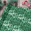 Suche nach frieden geschenkpapier Grün