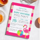 Suche nach flamingo einladungen Rosa babydusche