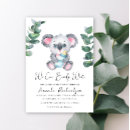 Suche nach der koala einladungen Babyparty