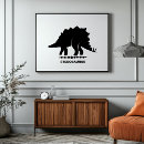 Suche nach dinosaurier silhouette poster Stegosaurus