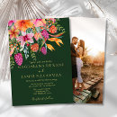 Suche nach orange und rosa hochzeit einladungen Elegant