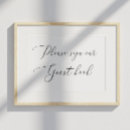 Suche nach gästebuch poster Minimal