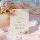 Suche nach rosa baby einladungen Aquarell