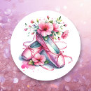 Suche nach ballerina party aufkleber Blume