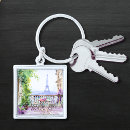 Suche nach eiffel schlüsselanhänger Aquarell