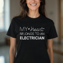 Suche nach elektriker frauen tshirts Ehefrau