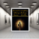 Suche nach innerer frieden poster Buddha