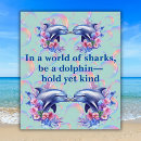 Suche nach delphine im meer poster Für sie