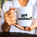 Suche nach cookies tassen Typografie