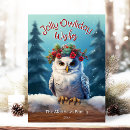 Suche nach schneeeule karten Weihnachtskarte