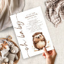 Suche nach igel andere baby einladungen Waldtier