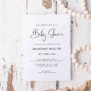 Suche nach elegante duschen einladungen Schwarz weiß