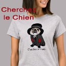 Suche nach hunde detektiv tshirts Mops