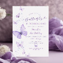 Suche nach schmetterling in lila und in lila einladungen Schmetterlingsgeburtseinladung