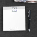 Suche nach monogram notizblock Einfach