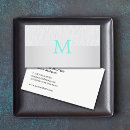 Suche nach turquoise visitenkarten Monogramm