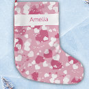 Suche nach liebe weihnachts strümpfe Rosa