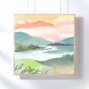 Suche nach sonnenaufgang poster Malerei