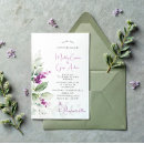 Suche nach lila und grüne hochzeit einladungen Romantisch