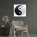 Suche nach chinesisches yin yang poster Schwarz weiß