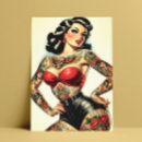 Suche nach tätowiert postkarten Tätowierte frau