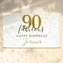 Suche nach 90 geburtstag banner Schwarz und gold