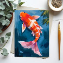 Suche nach aquarell koi postkarten Teich